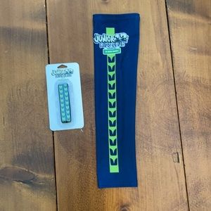 NWT Seattle seahawks kids shoe laces & arm sleeve